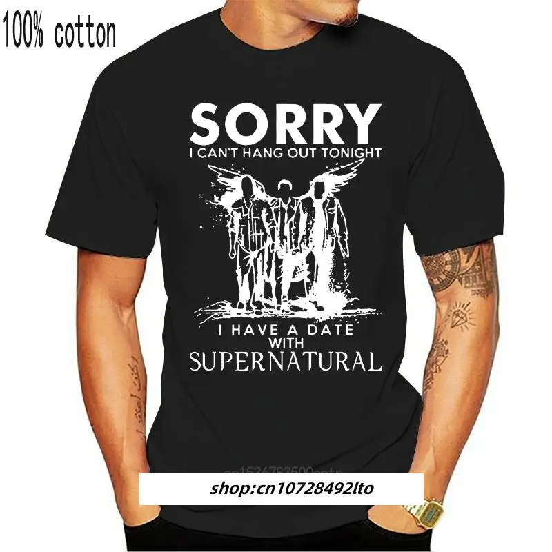 

Футболка с защитой от заявки, сверхнатуральная женская футболка, Черная