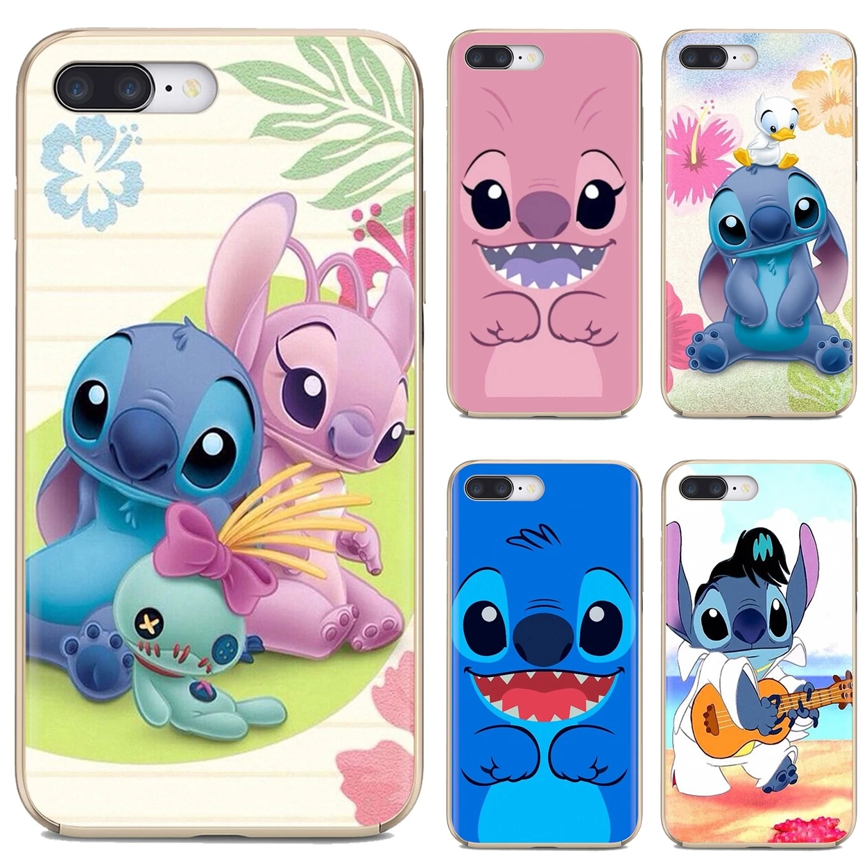 

Soft Case Covers For iPhone 10 11 12 13 Mini Pro 4S 5S SE 5C 6 6S 7 8 X XR XS Plus Max 2020 Lilo & Stitch pink poster