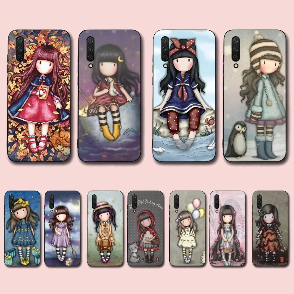 

Ssan to-roes Gor-juss Cute Cartoon Girl Phone Case For Xiaomi Mi 5X 8 9 10 11 12 lite pro 10T PocoX3pro PocoM3 Note 10 pro lite