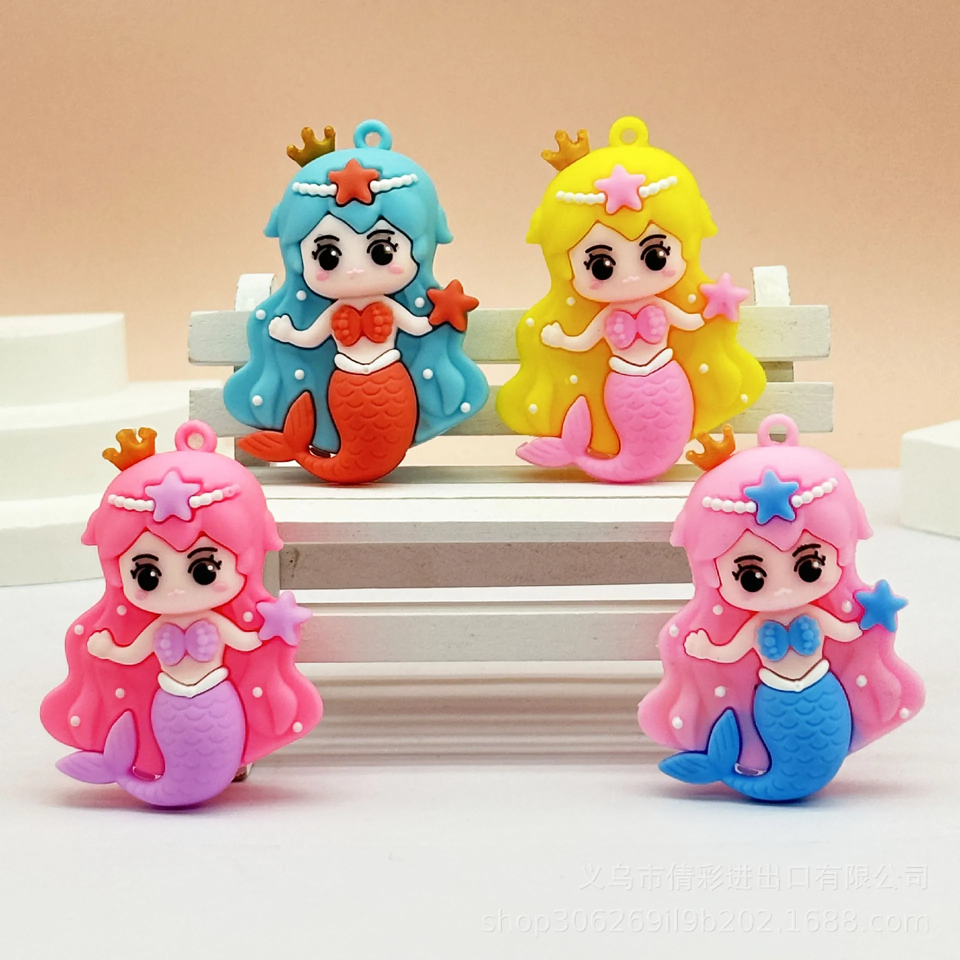 

Disney Toys Kawaii The Mermaid Anime Action Figures Ariel Belle Rapunzel Dolls Cake Decoration Models Childrens Birthday Gifts