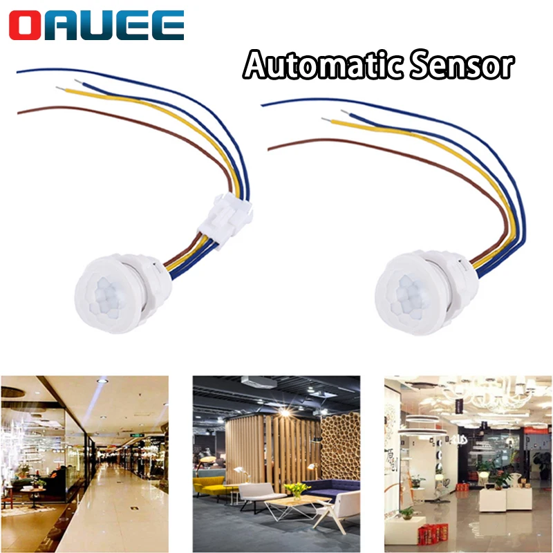 

110/220v Mini LED Sensitive Night Light Automatic Sensor Light Switch Home Indoor Outdoor Infrared Light Motion Sensor Detection