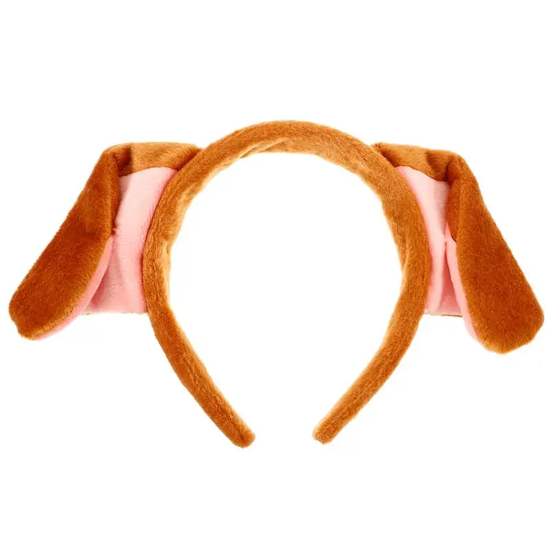 1 шт. обруч для волос с мультяшными собачьими ушками далматинскими тканевый