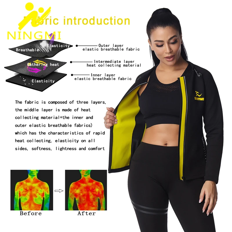 Женская тренировочная рубашка жилет для пота майка-сауна Корректирующее белье