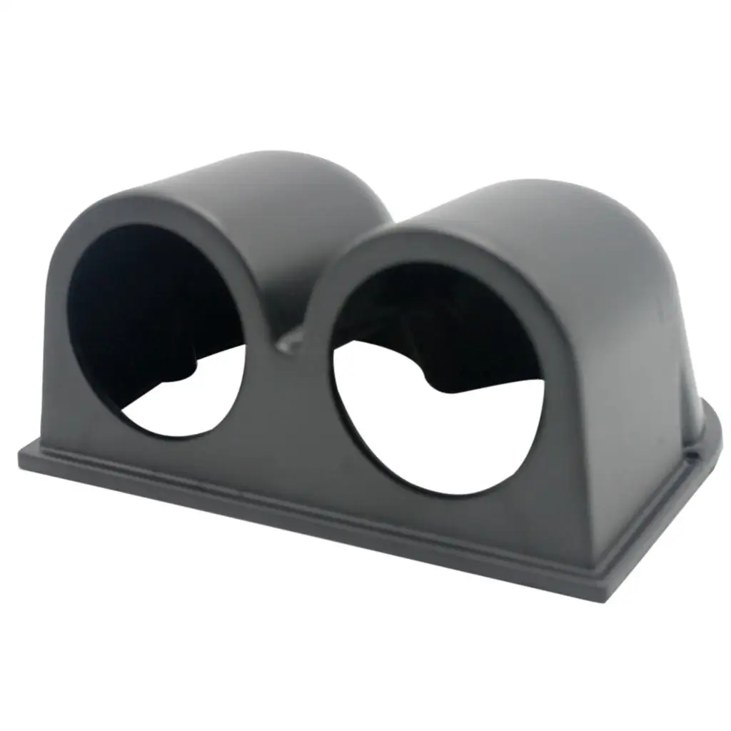 Universal 2&quot 52mm Black Case Hole Gauge Pod Car Motor Mount Holder