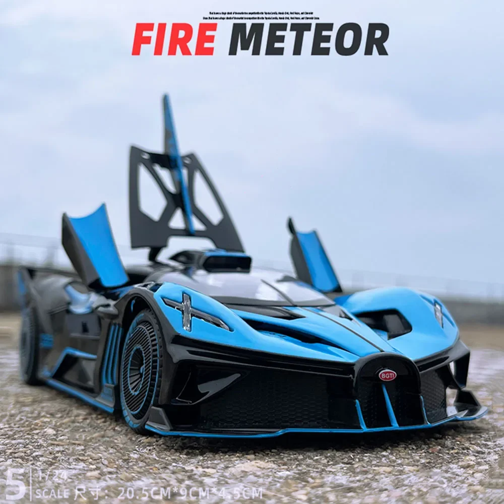 1:24 Bugatti Bolide спортивный автомобиль миниатюрная модель игрушки литой под давлением