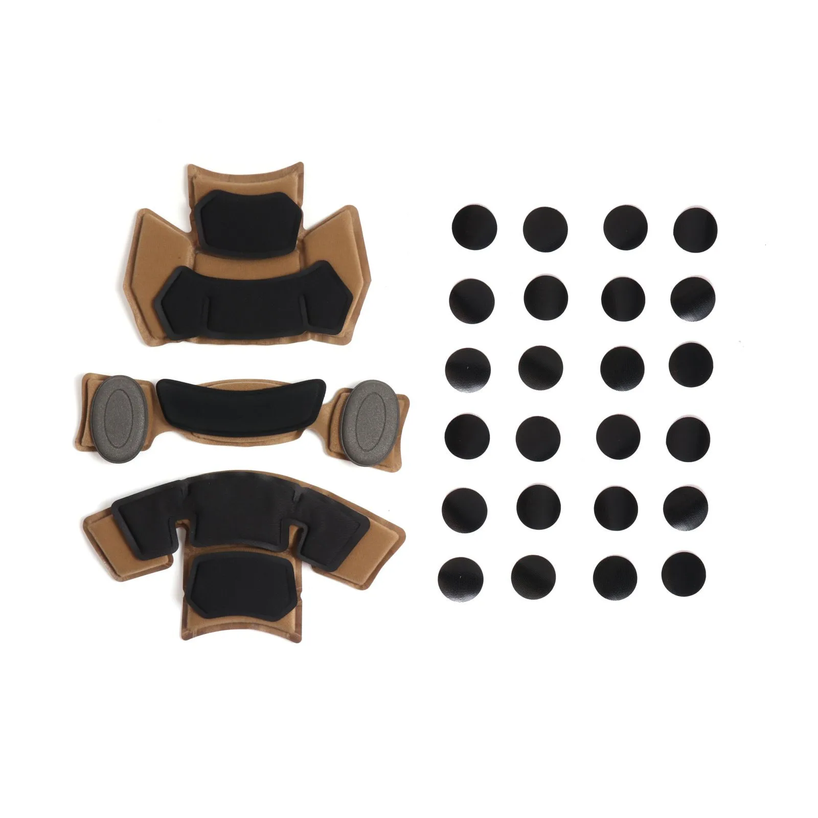 

Memory Foam Waterproof Airsoft Paintball Helmet Pads 34PCS Universal Tactical Replacement Padding Internal Protective Cushion