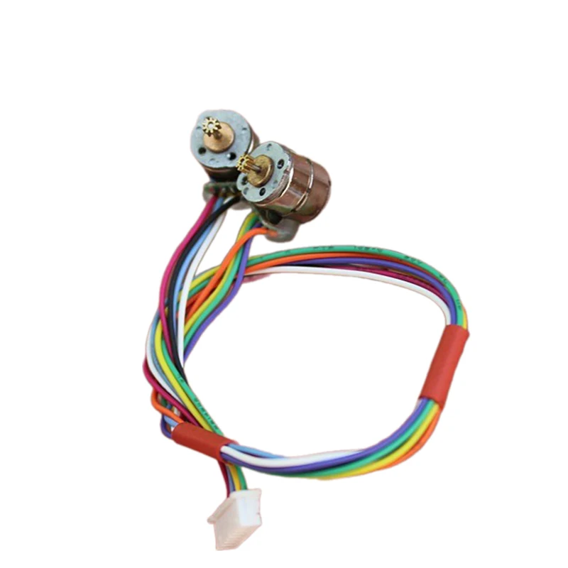 1 пара мини-крошечных шаговых двигателей 8 мм 2-фазный 4-проводной шаговый