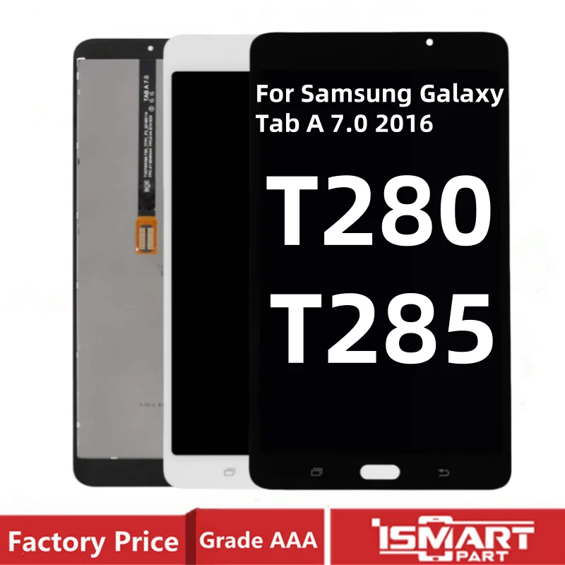 7 &quotдля Samsung Galaxy Tab A 7.0 2016 ЖК-дисплей T280 T285 SM-T280 SM-T285 Замена дигитайзера сенсорного