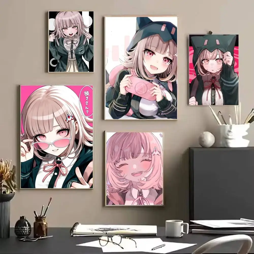 Фото Нанами Чиаки из Super Danganronpa 2: постеры и принты, настенные картины для современной спальни, игровой комнаты, домашнего декора. №2