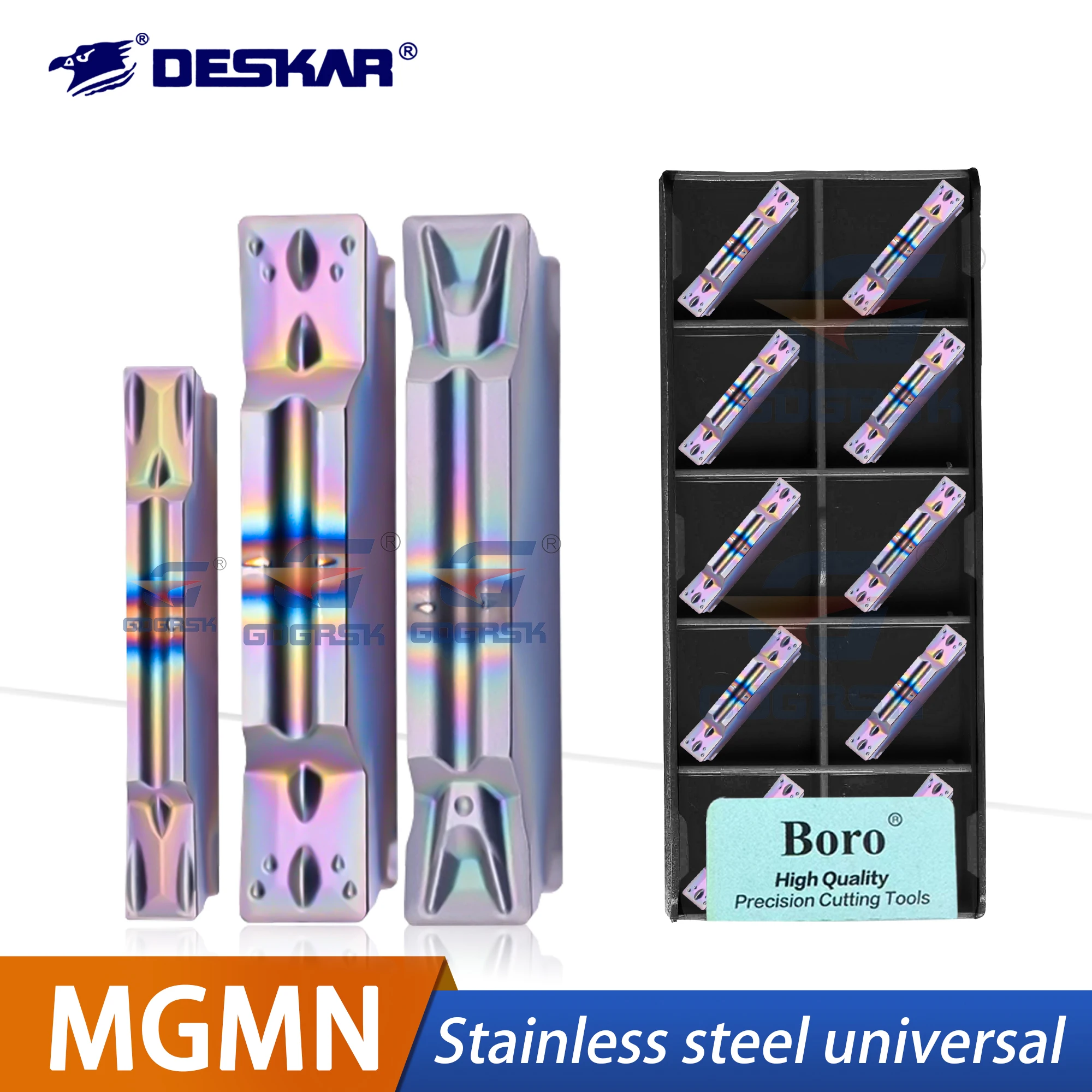 

DESKAR 100% оригинальное цветное режущее лезвие с ЧПУ из закаленной стали MGMN200/250/300/400/500-G/T/M режущее лезвие для пазов зерна