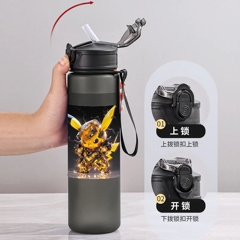 750 мл чашка для воды с изображением покемонов аниме портативная детская милая