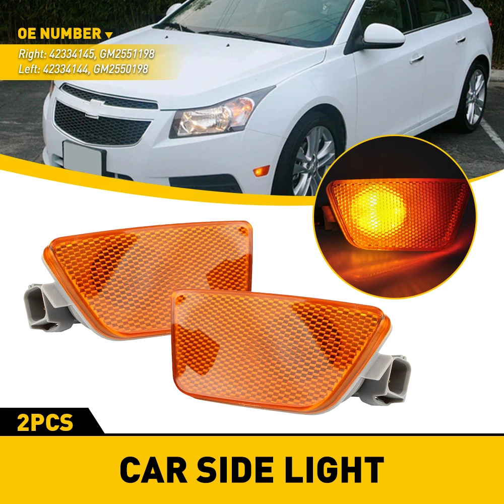 OXILAM 2 шт. Led Fender сигнальная Поворотная лампа светильник для Cruze Diesel L Limited Eco LS LT LTZ