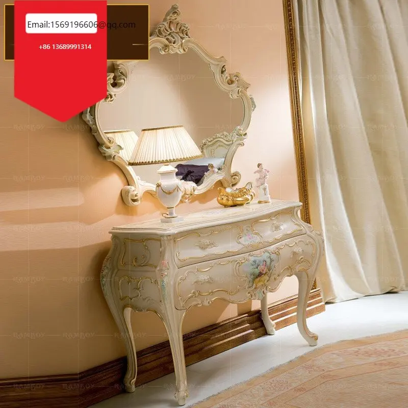 

Деревянный шкаф-ведро в Европейском стиле, французские Роскошные окрашенные шкафчики для украшения виллы