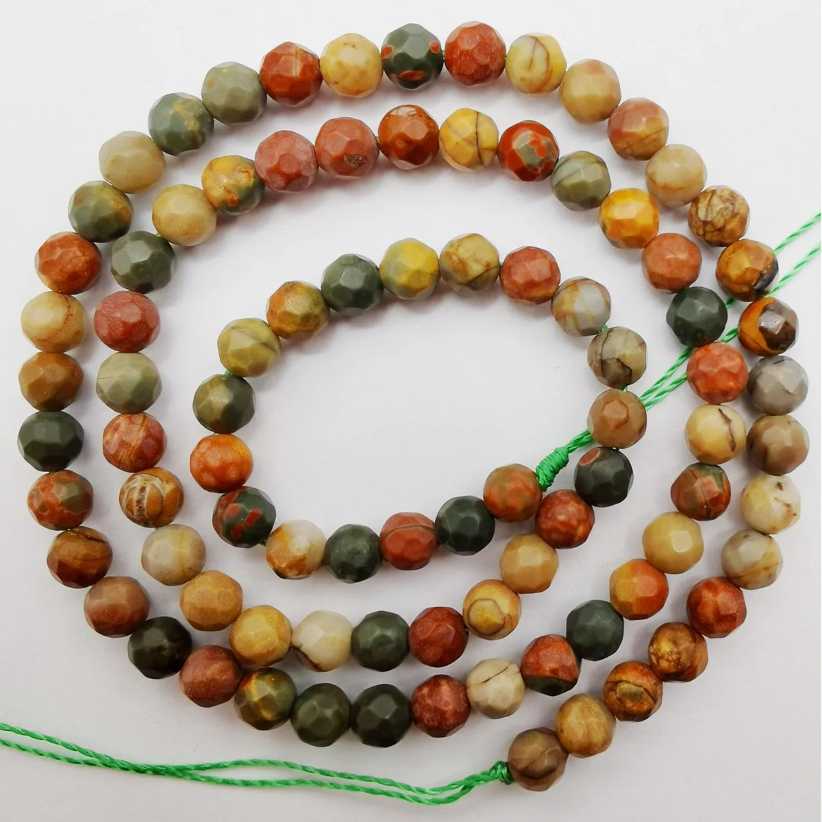 Камень Пикассо 4 мм граненые бусины нитка 15 дюймов изготовление ювелирных