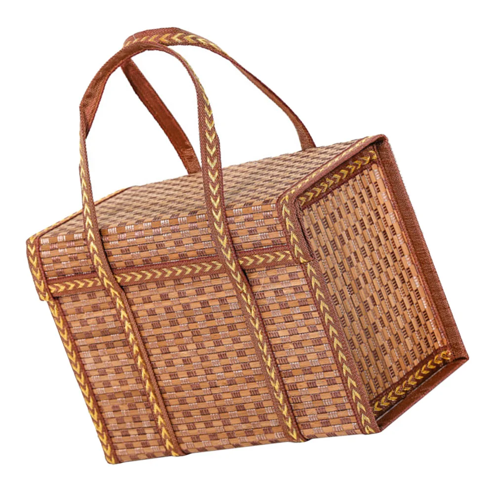 

Basket Baskets Storage Picnicorganizing Woven Wicker Egg Straw Easter Sundries Foodholdervintagebread Fruit Folding Rattan