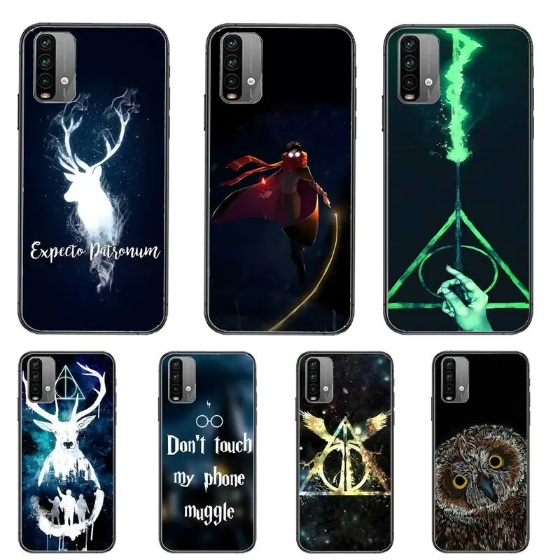 

Potters Ring Wand Harries Phone Case Fundas Shell Cover for Xiaomi Redmi Note 8 9 10 11 Pro S