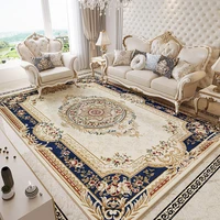 european style ethnic felt carpets are covered with large area bedroom bedside traditional living room sofa coffee table cushion