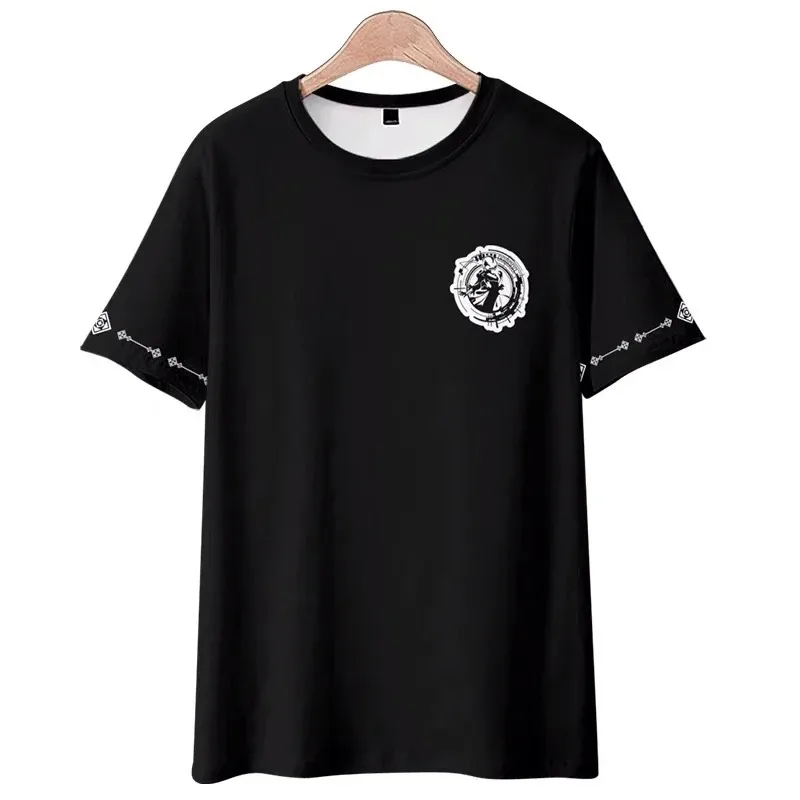 Мужская и женская футболка с коротким рукавом Game NieR:Automata Уличная одежда удобные