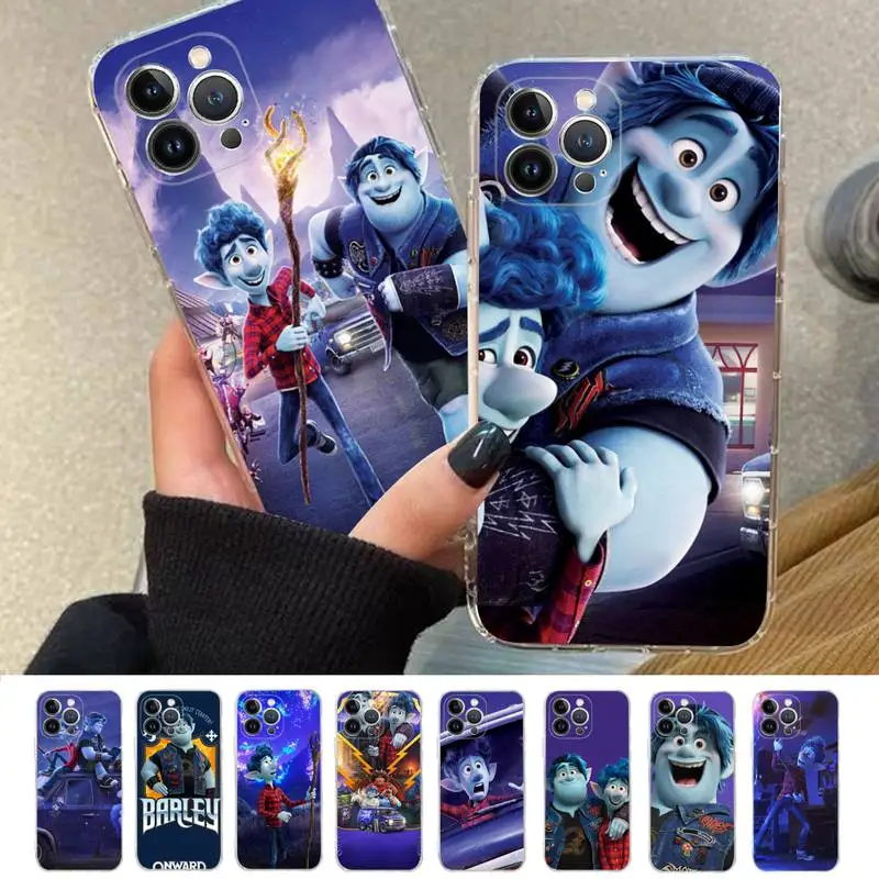 

Disney Onward Phone Case For iPhone 8 7 6 6S Plus X SE 2020 XR XS 14 11 12 13 Mini Pro Max Mobile Case