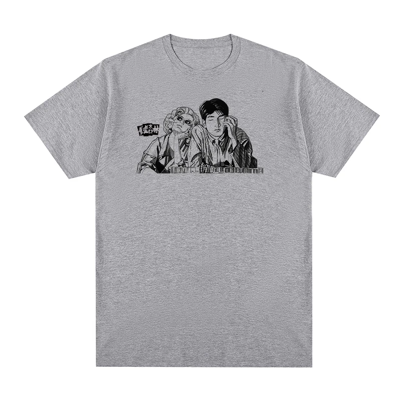 

chungking express Vintage T-shirt Wong Kar-wai Round Collar Pure Cotton Men T shirt New TEE TSHIRT Womens Tops