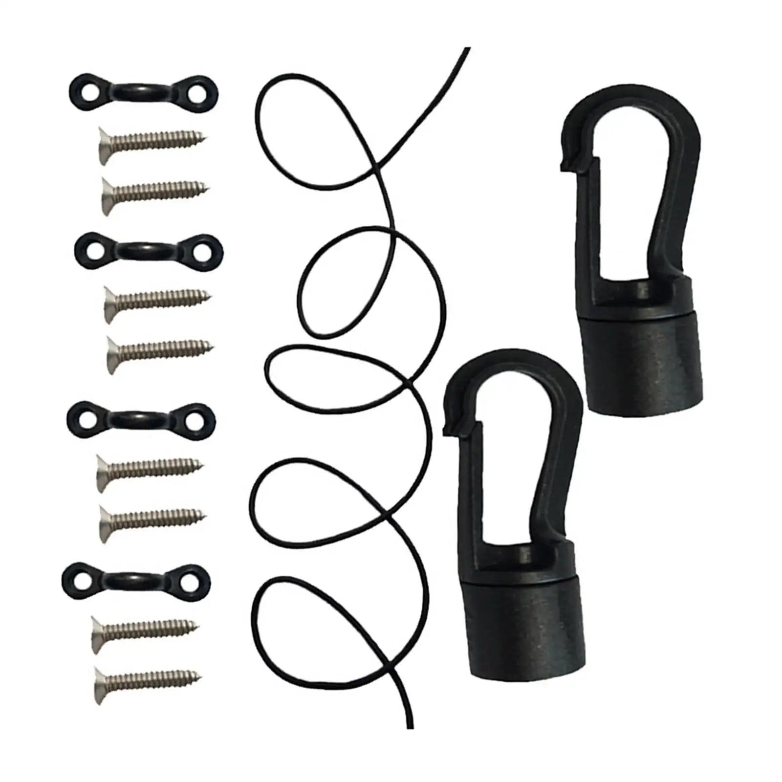 

1/4 "Байдарка Дека набор оснащения эластичный шнур Pad Eyes Kit для КАЯКОВ