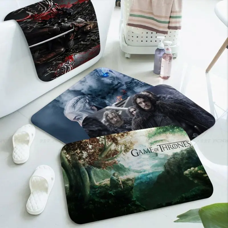 

G-Game Of T-Thrones Floor Mat Door Mat Cheaper Anti-slip Modern Living Room Balcony Printed Bedside Mats