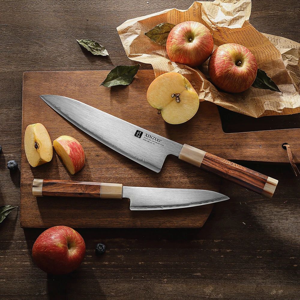 Набор ножей XINZUO ZDP189 Многофункциональный кухонный резец из композитной стали с