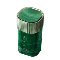 mini waste bin trash can desktop garbage basket table press top lid small scissors pencil household office storage accessories