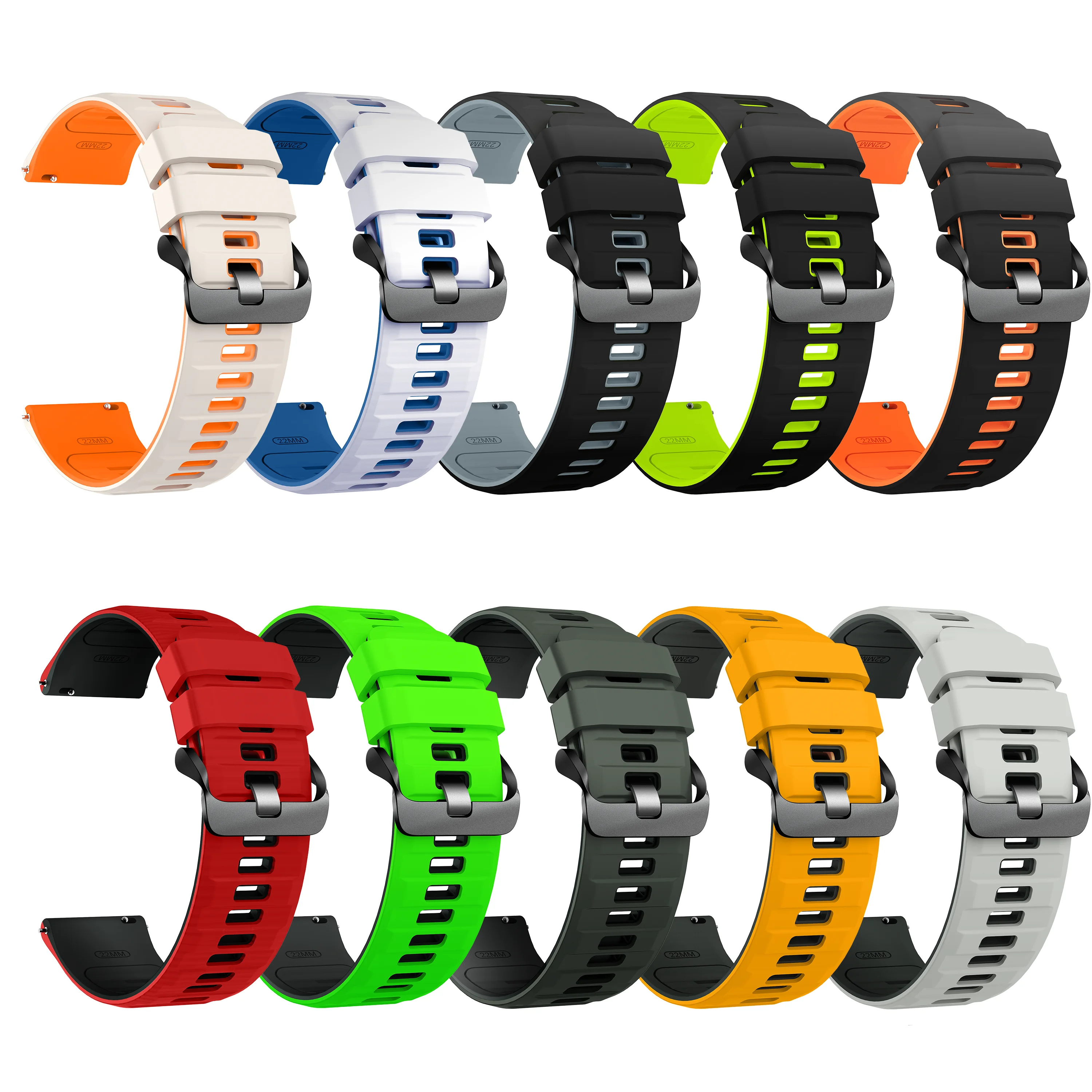 Спортивный силиконовый ремешок для Redmi Watch 5 Lite5 Active, дышащий браслет, ремешок для часов Xiaomi Redmi Watch 5 Active, 22 мм, ремешки для часов. (art.: 3920dcc3aafbf) - 3920dcc3aafbf
