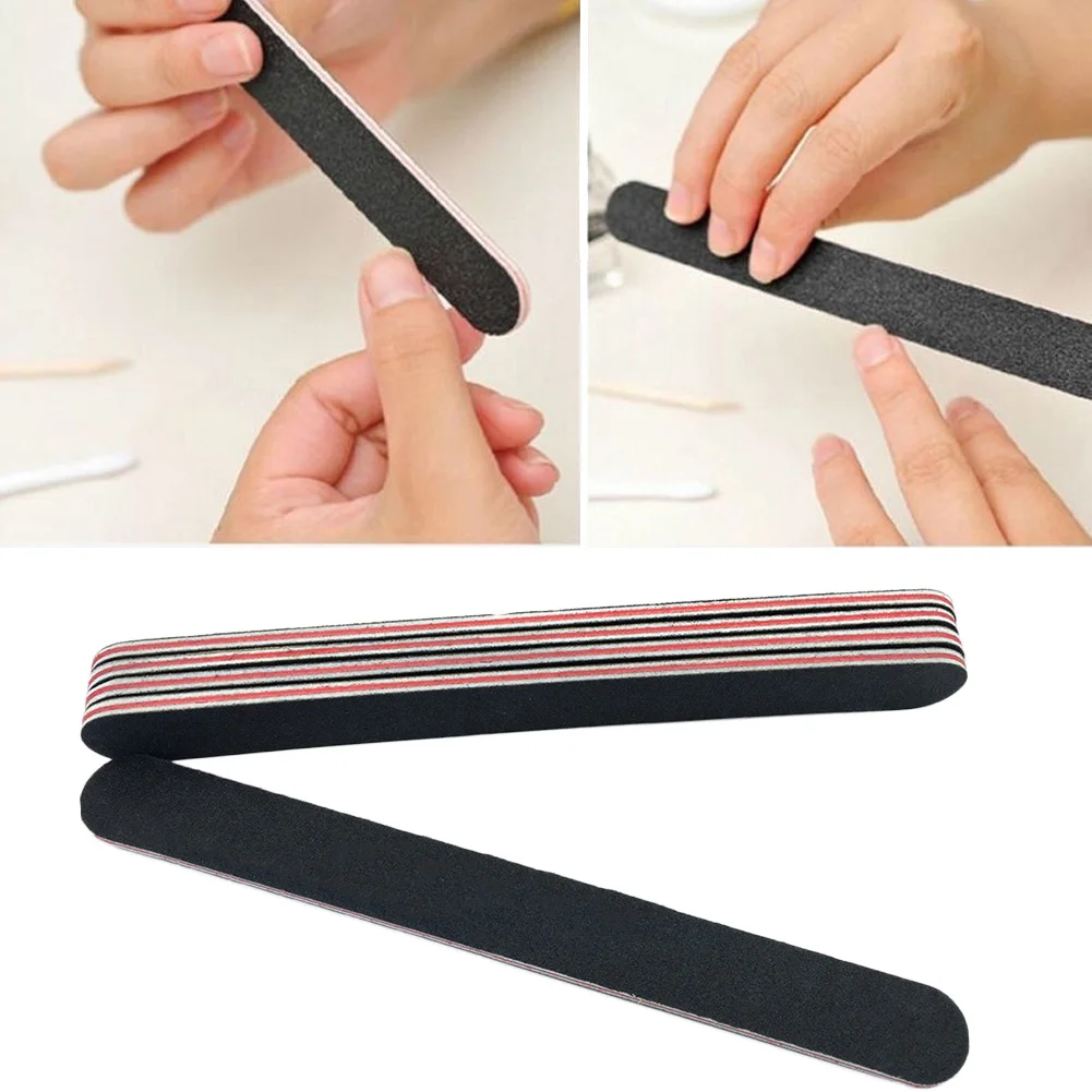 

5Pcs/Lot Nail File 100/180 Sanding Buffer Block Manicure Buffing Polish Beauty Tools Professional Nail Files Nail Accessories