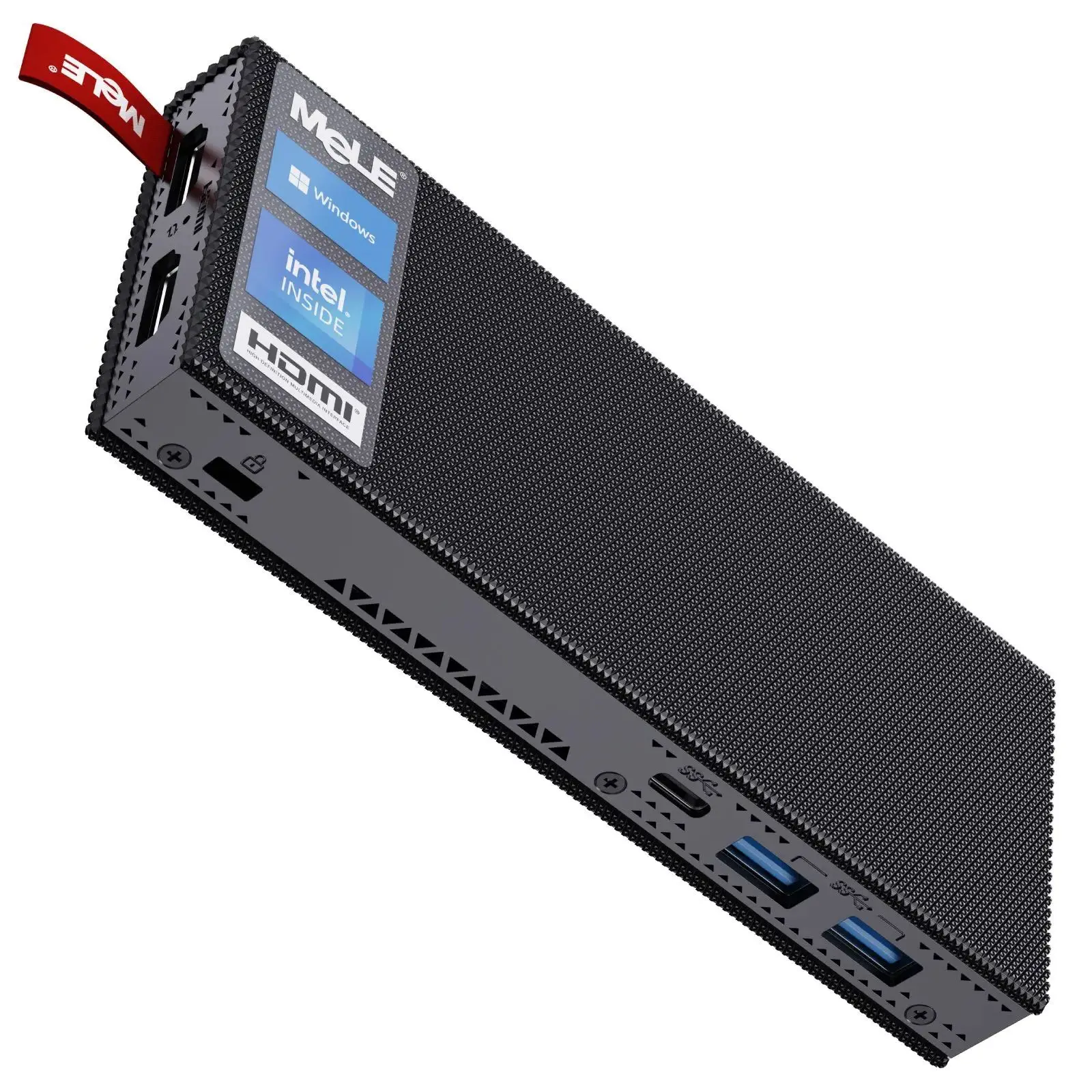 Мини-ПК MeLE без вентилятора, настольный компьютер PCG02pro Windows11 Pro Celeron J4125 8G 128G, двойной 4K HDMI SSD PXE PD3.0