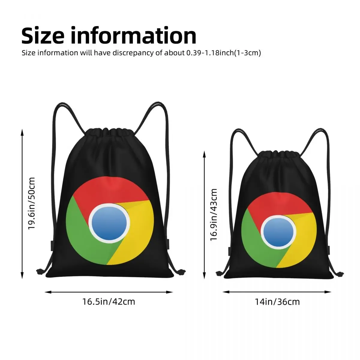 Google Chrome портативные сумки awstring рюкзак для хранения спорта на открытом воздухе