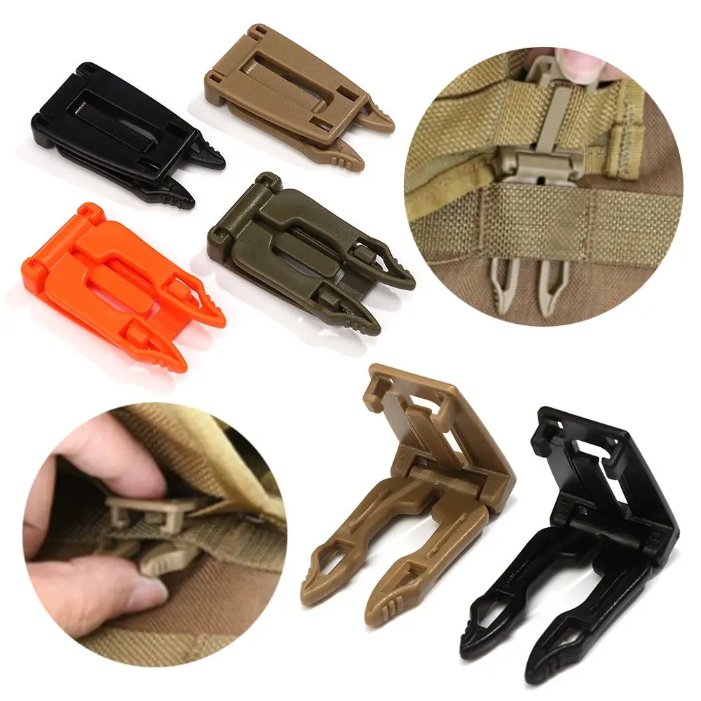 

Multipurpose Camping Bag Buckle Backpack MOLLE Webbing Clip Tactical Strap Outdoor Web Carabiner Buckle Camping Equipment EDC