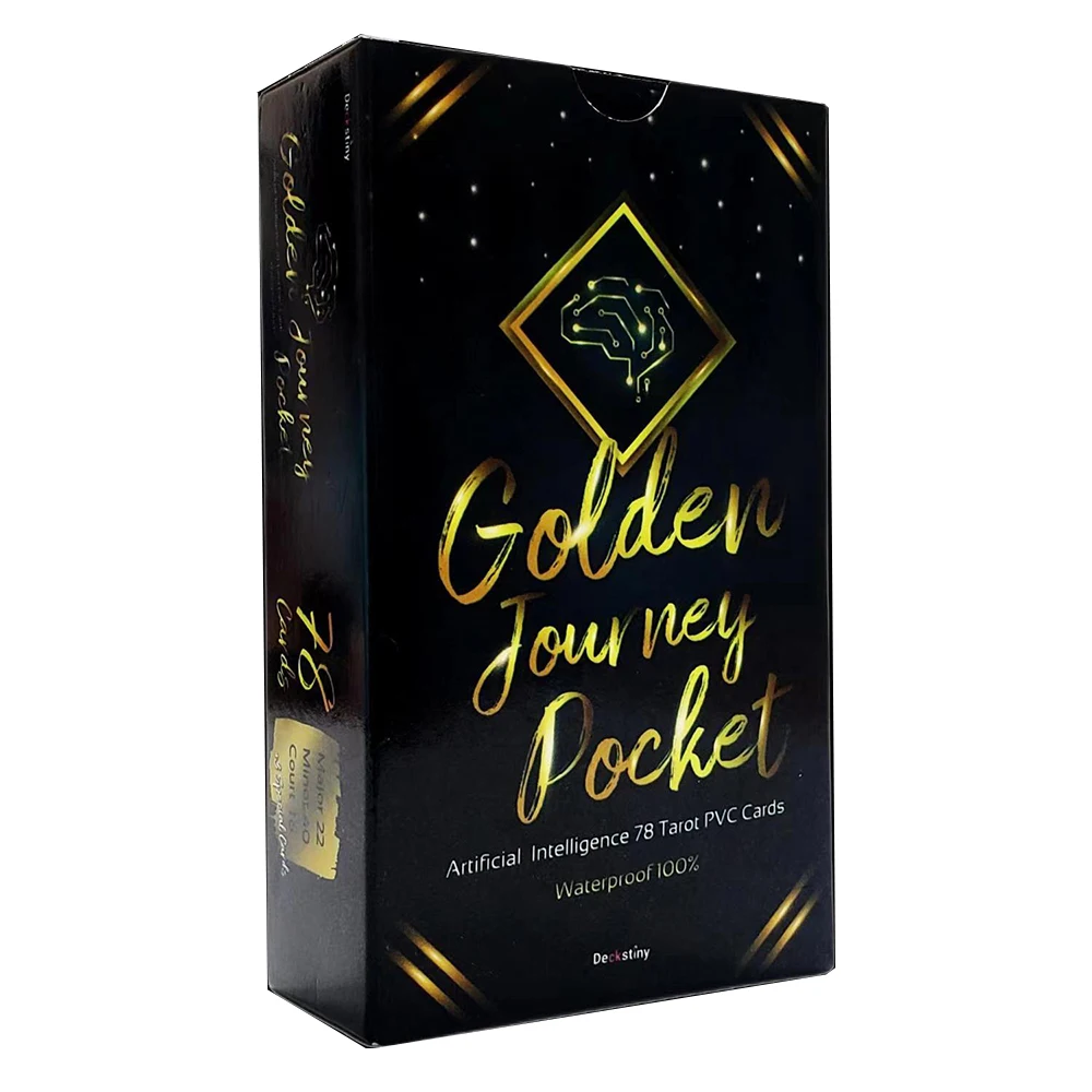 12x7 см террас Таро Golden Journey ever come Each card-это красочное произведение искусства с