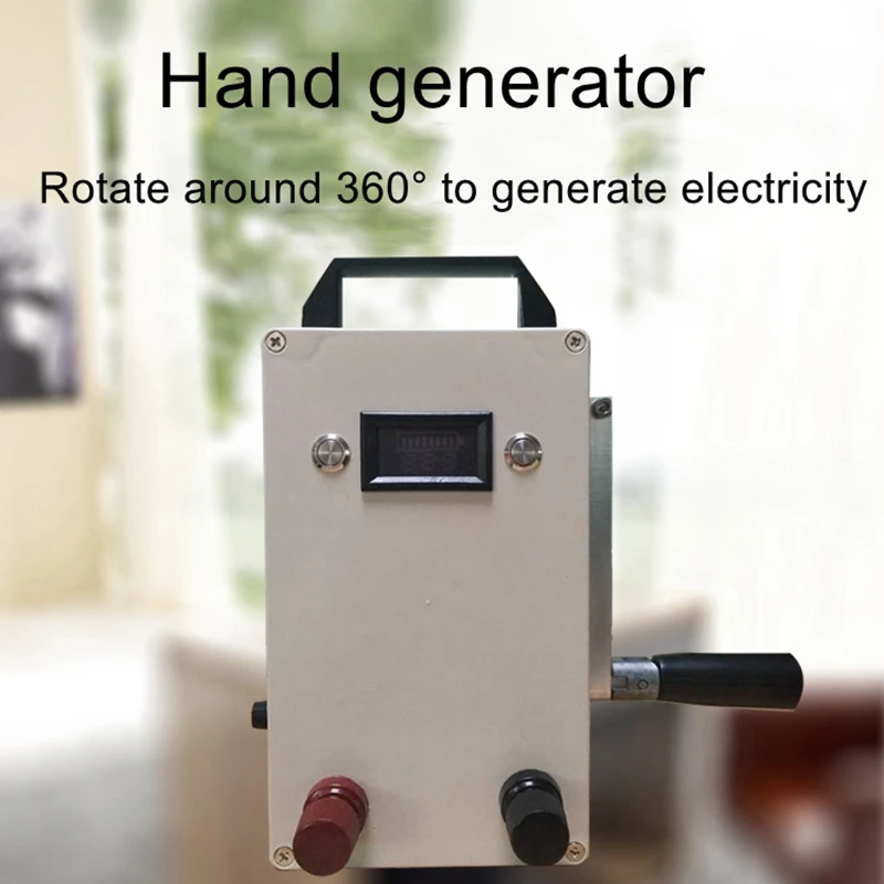 150w hand crank generator emergency power supply lighting power generation emergency car mobile phone charging 220v free global shipping