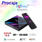 ТВ-приставка H96 MAX, Android 10,0, 2 ГБ4 ГБ ОЗУ 16 Гб32 Гб ПЗУ, Rockchip RK3318, USB3.0, H.265, 4K TV