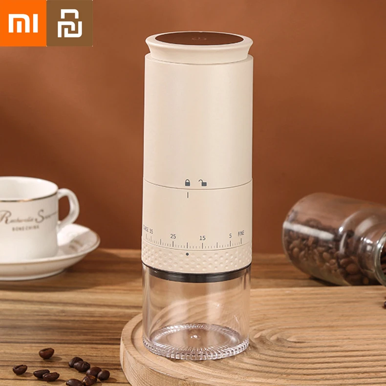 Электрическая кофемашина Xiaomi Youpin 1500 мАч коническая кофемолка с жерновами
