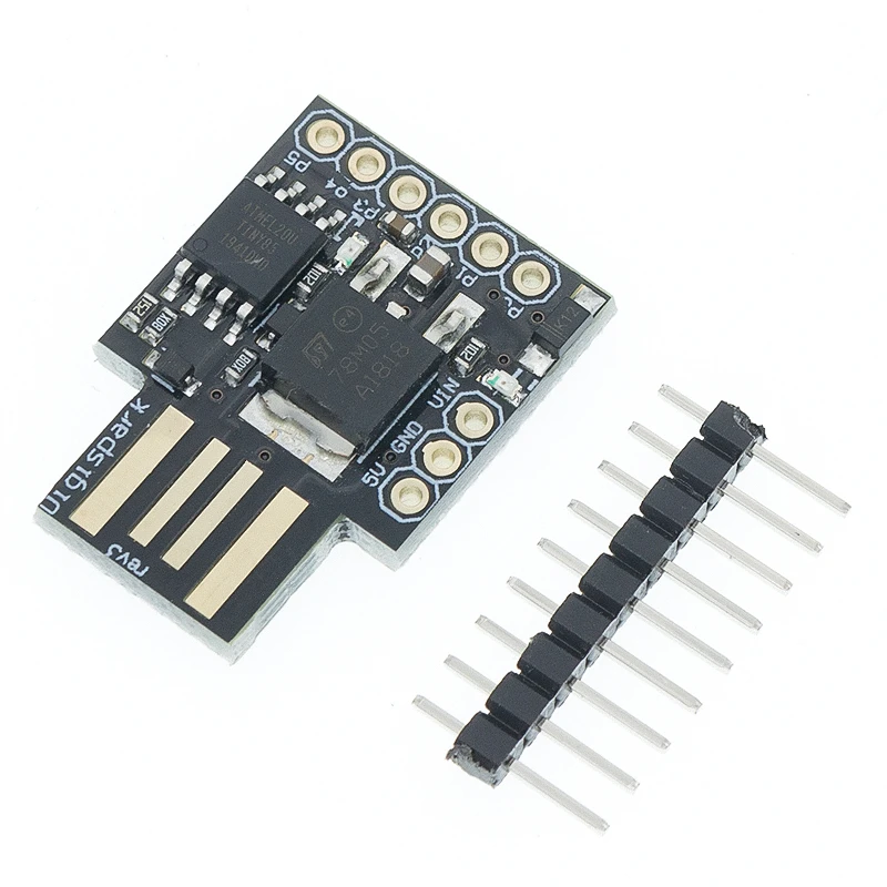 Фото Сине-черная плата разработки TINY85 Digispark Kickstarter Micro, модуль ATTINY85 для Arduino IIC I2C USB №5