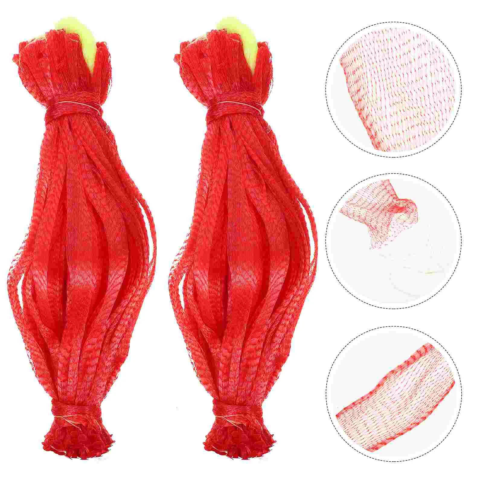 

Garden Net Mesh Bags Storage Pouches Household Fruit Drawstring Kitchen Vegetable