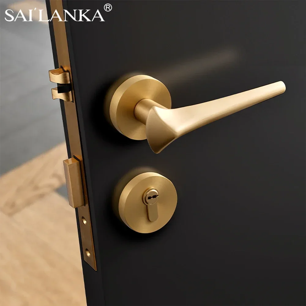 SAILANKA латунные дверные замки современный светильник роскошный матовый золотой