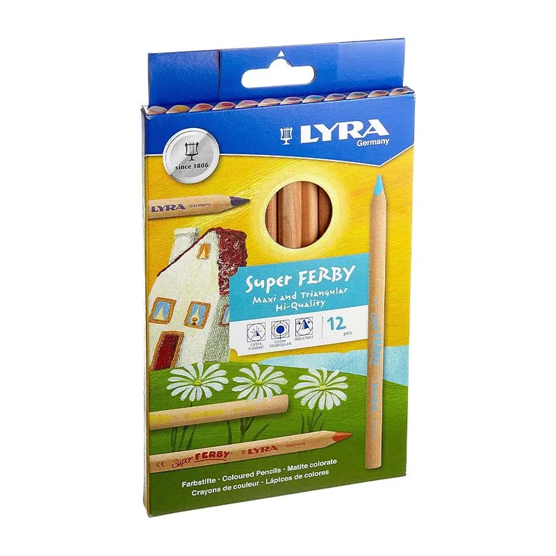 

Цветные карандаши LYRA Ferby Giant 12 шт.