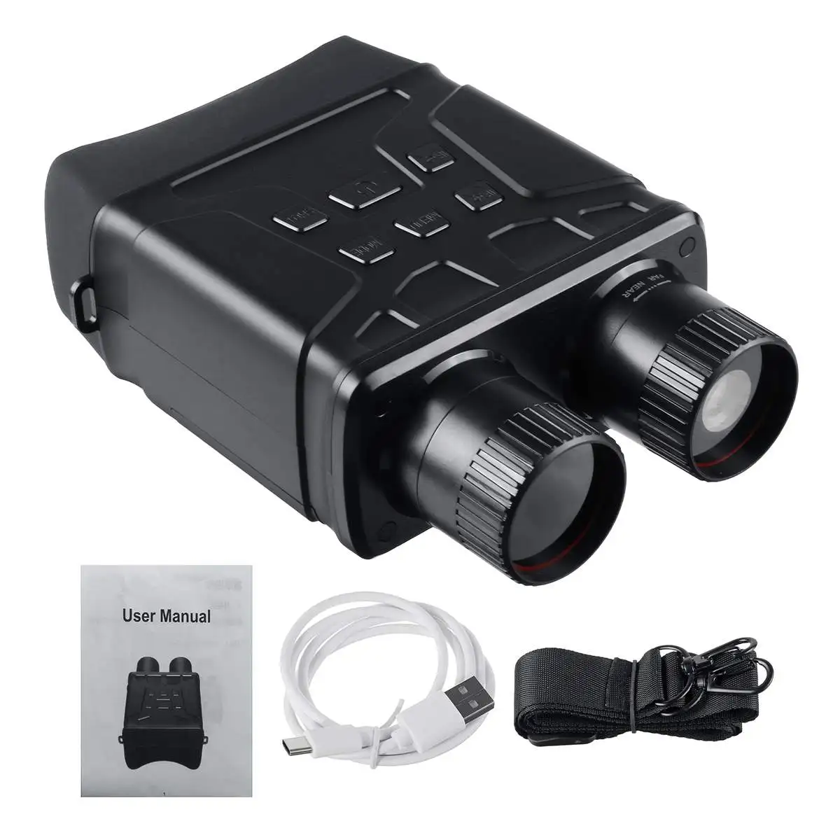

5X Binocular Digital Night Vision Device Infrared Optical Powerful Binocular Telescope 1080P Digital Zoom for Hunting