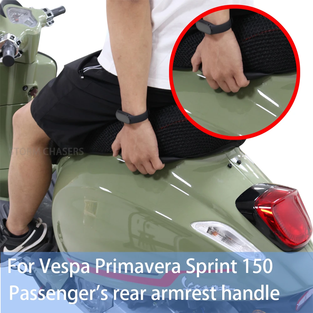 

Motorcycle Accessories For Vespa Primavera Sprint 150 Passenger Rear Armrest Handle Seat Chair Handle Lever Rail