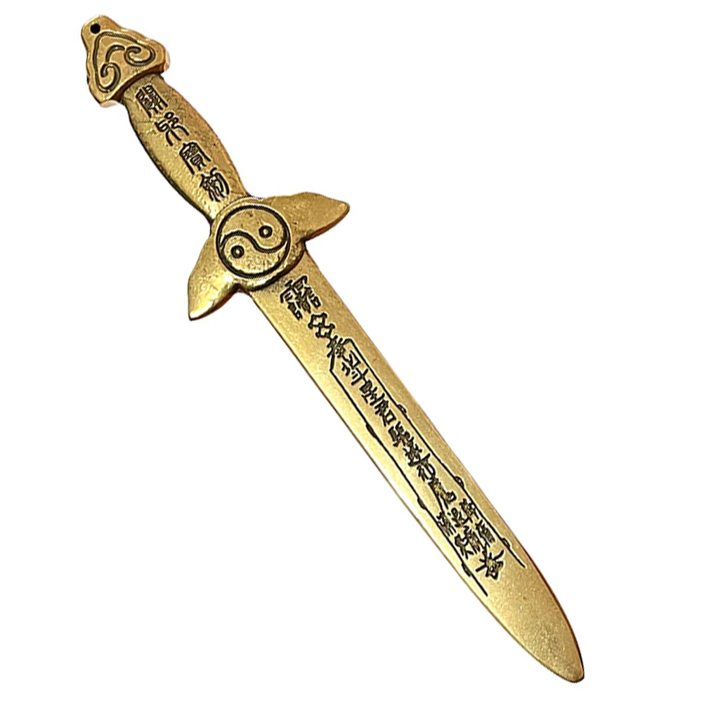 

Swordcopper Chinese Ornament Decor Statue Decoration Desktop Figurineantique Model Trigrams Eight Mini Blessing Wealth