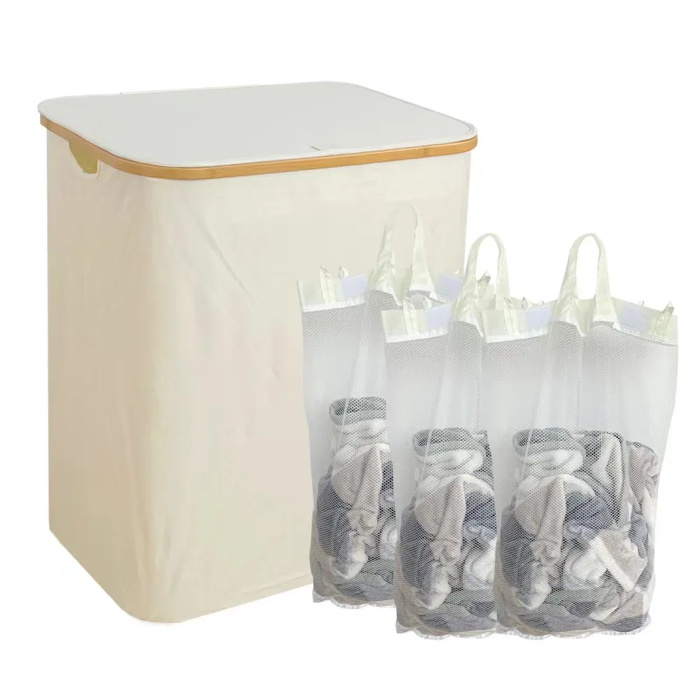 

Корзина для белья из бамбука 140 л