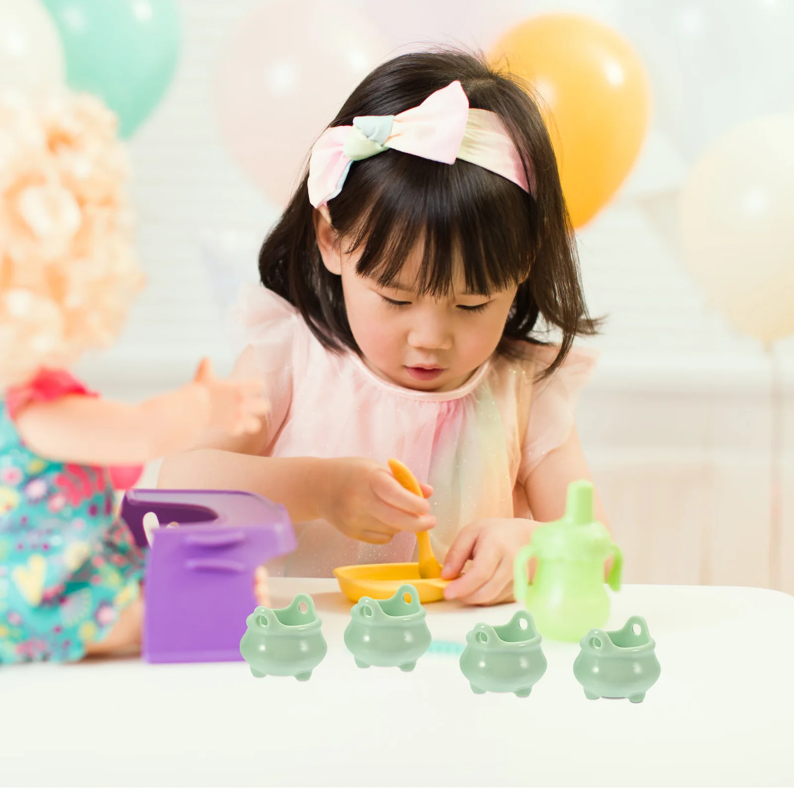 10 шт. мини-котел на Хэллоуин черная миниатюрная одежда готические аксессуары