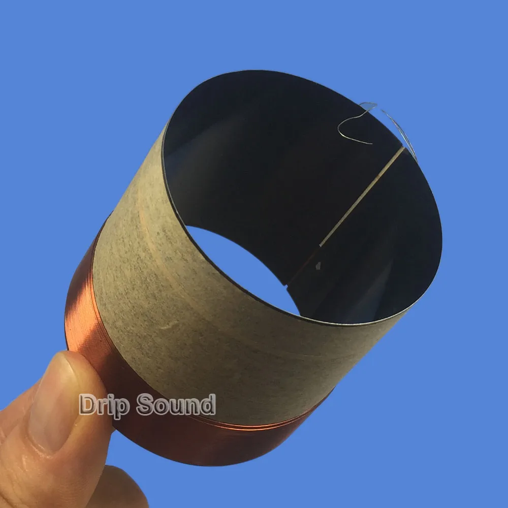 2x64x60 мм 7-8 Ом BASV 64-Core 2-слойный круглый медный провод басовый динамик звуковая