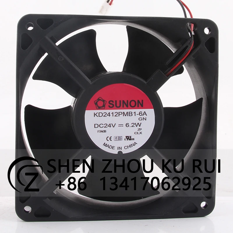 Чехол вентилятор с двойным шарикоподшипником для SUNON/KENJUN KD2412PMB1-6A 120*120*38 мм 24 В 6,2 Вт 12038 охлаждающий вентилятор