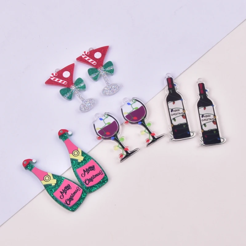 10 шт./упаковка акриловые подвески для сережек и ожерелий