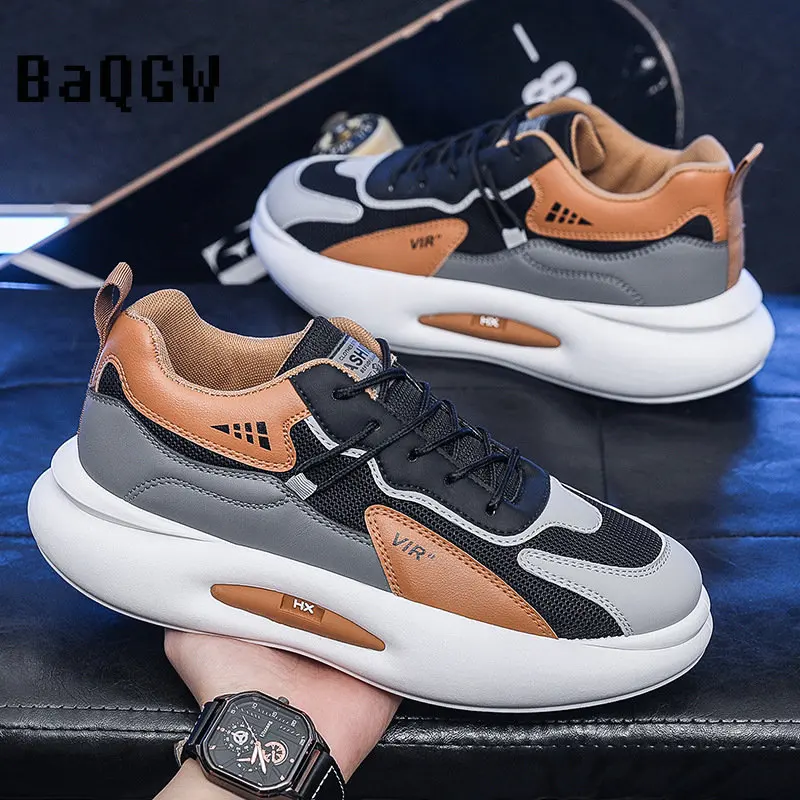 

Shoes Men Casual Sneakers Male Tennis Platform Leather Outdoor Breathable Running Shoes Non Slip Fashion Designer Luxury Loafers